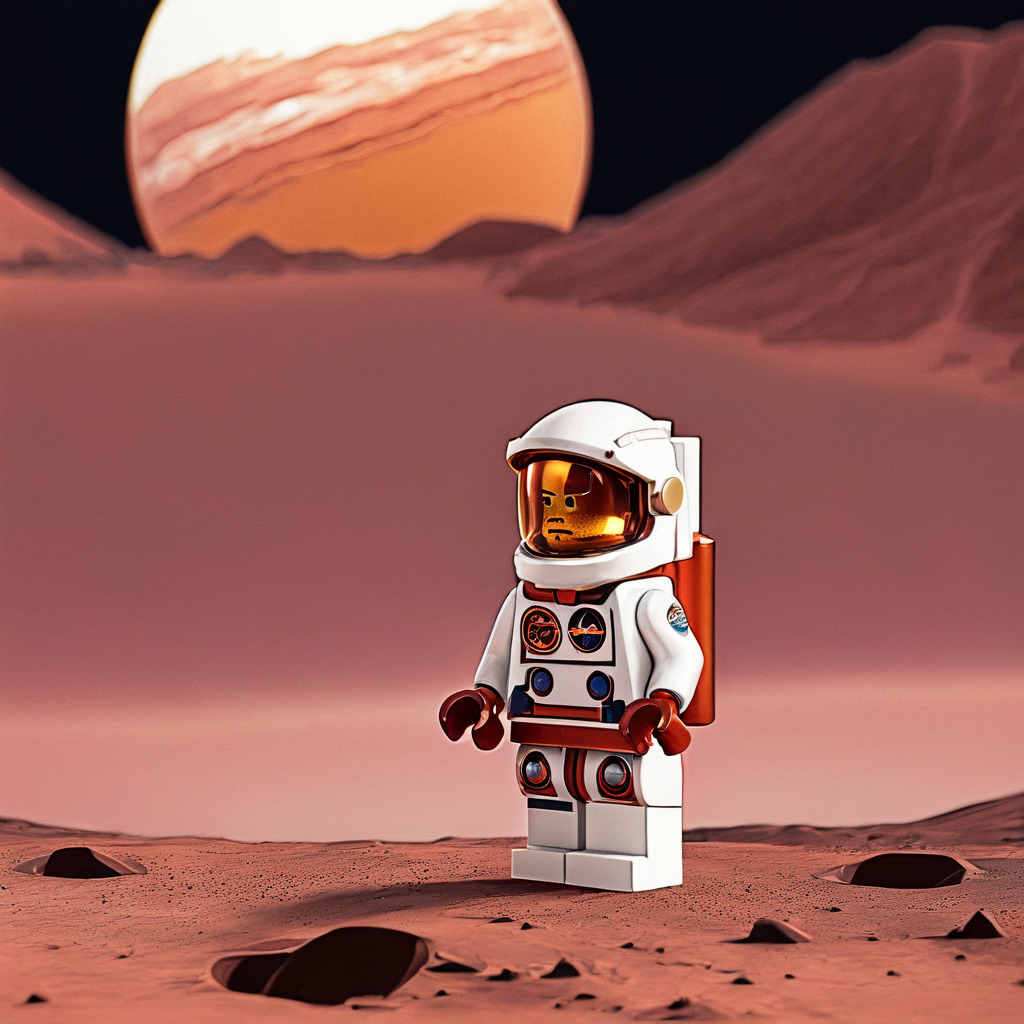 Astronaut on mars